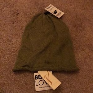 Army green beanie